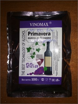 Vinomax Primavera винные дрожжи 12 % - фото 6747