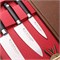 Набор SATAKE Swordsmith из 3х ножей Овощной, Универсал, Шеф в подарочной коробке - фото 6696